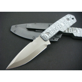 Cross Army Small Fixed Blade Knife Straight Knives with Micarta Handle UDTEK01235  